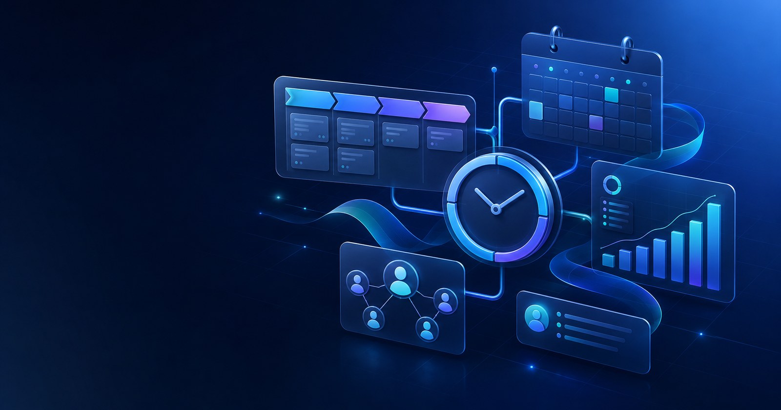 Chronexa workspace connecting time records, people and analytics